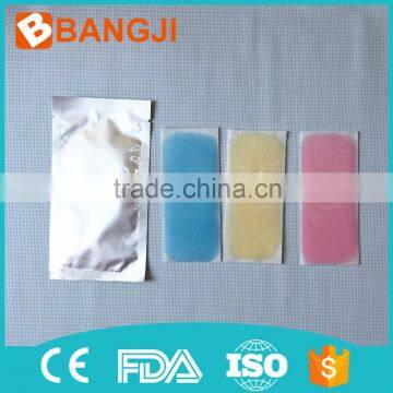 Fever reducing menthol cool fever pad gel patch