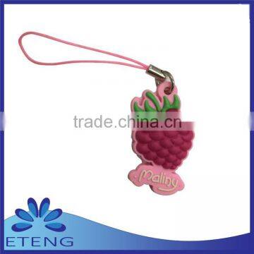 High-quality Economical Fashion Custom Design Rubber Keyring photo-3