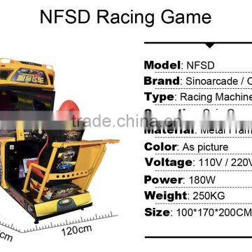 2016 Sinoarcade Latest NFSD Racing Game Sitdown Deluxe Coin-op Racing Drive for Adults Simulator Game Machine photo-5