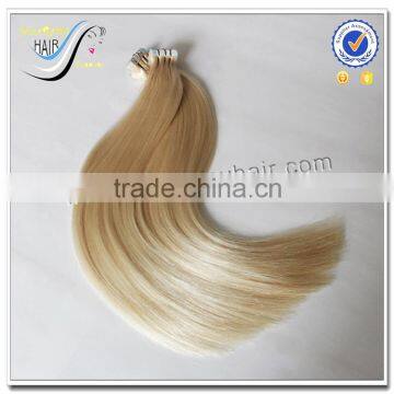 Wholesale high quality tape hair extension machine 100% european hair virgin russian hair