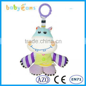 New Design plush Soft hippo Toy for Baby