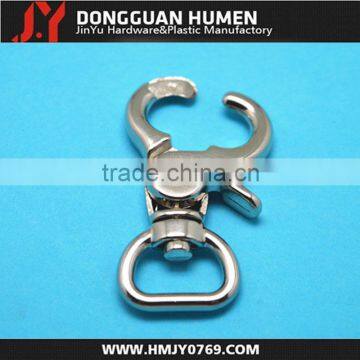 Jinyu zinc alloy trigger snap hook clips swivel dog hooks with factory price