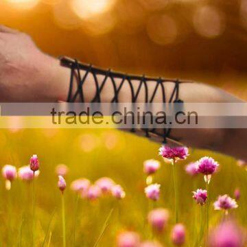 Archery Traditional Cowhide Leather Arm Guard For Archery Traditional Bow Shooting photo-2