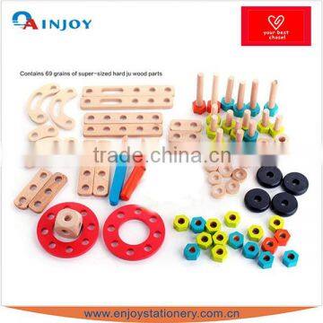 kids wood toy fittings combination,Building Blocks