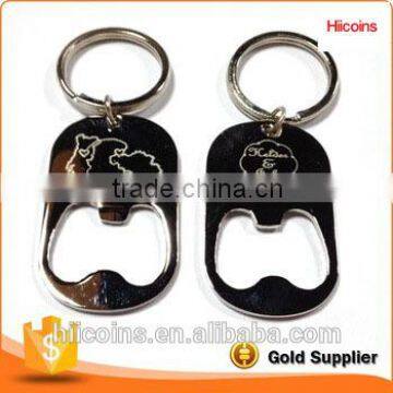 Manufacturer of custom fashion keyring metal keyring bottle opener keyring