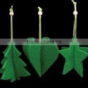 Promotional gift felt christmas tree decoration