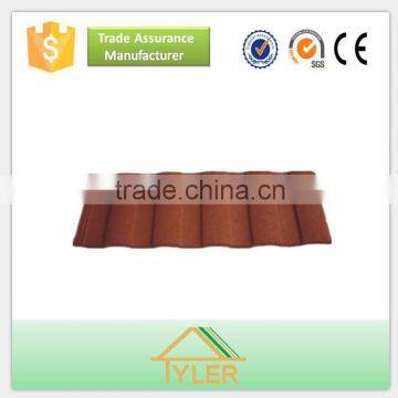 Aesthetically Pleasing Color Stone Coated Metal Roof Tiles/Roman Tiles
