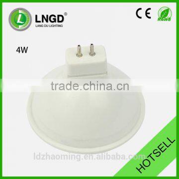 Plastic and aluminum 4w mr16 spot lamp led light