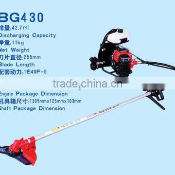 1E40F-5 Shoulder gas Brush Cutter BG430 with CE