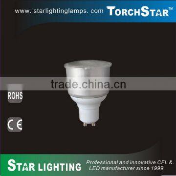 7mm 11W CFL GU10 spotlight