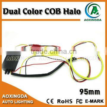 95mm dual color switchback COB halo light