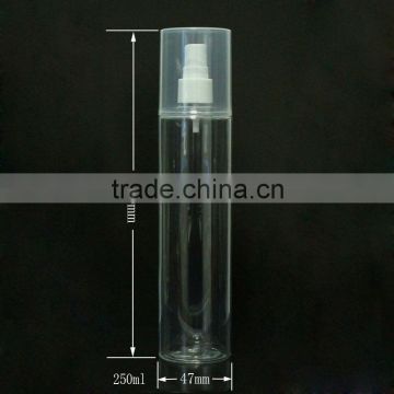 250ml cylinder sprayer bottle with overall cap