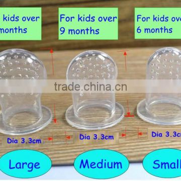 Silicone fruit feeding nipple for 6 months baby