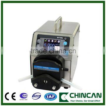 BT100L Intelligent Flow Peristaltic Pump with Color LCD Displaying and Touch Screen Technology