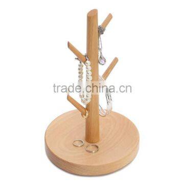 High End Luxury Custom Wooden Jewelry Display Tree photo-4