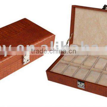 Crocodile Leather Watch Box