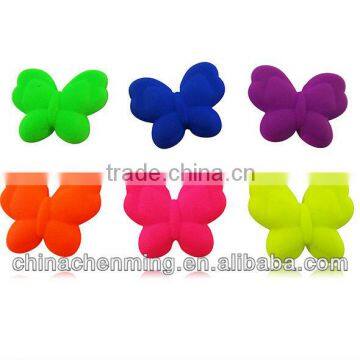 decorative acrylic butterfly bead with bright color