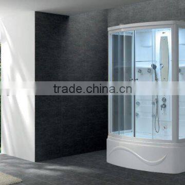 Acrylic Steam Shower Cabin w/ozone/rainfall shower/FM/bathtub