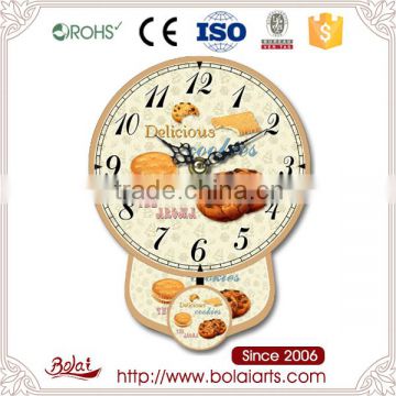 Nice design delicious cookies and biscuit design big outdoor clock