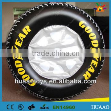 commercial cheap inflatable wheel model for advertising