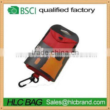 Holy Luck 2015 new wholesale foldable reusable shopping bag with hook bag