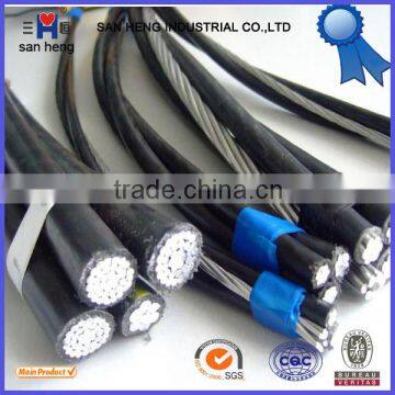 ABC aluminum conductor xlpe insulated aerial bundle cable