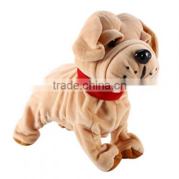 Battery Operated Plush Dog Novelty Electronic Puppy Toy For Kids Birthday Gift