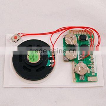 New custom 3D greeting card sound module with voice recording