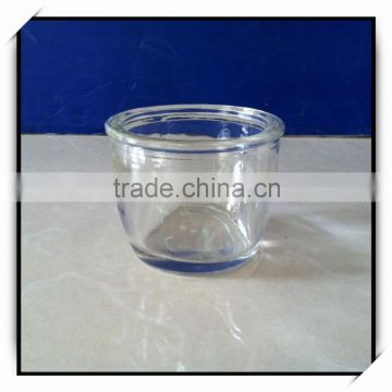 mini glass candle jar round clear jars for candle making wholesale