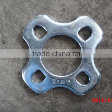 Q235 Gal Zinc Scaffold Ringlock Rossete Flange OEM