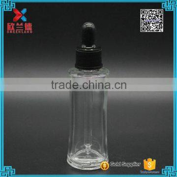 35ml clear slim round glass essential oil bottle with childproof cap                        
                                                                                Supplier's Choice