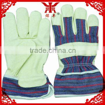 factory-outlet 9.5 inches pigskin top grain leather working glove