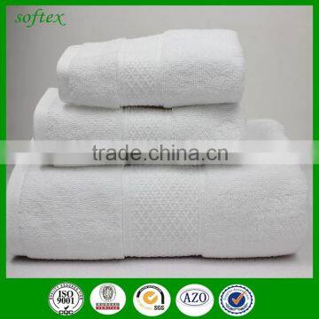 China Hot Sale Bulk Cotton Solid Color 3 Pcs Set Hotel Bath Towels Wholesale photo-2