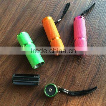 Good Quality Aluminum Promotional Mini 9led Torch Flashlight photo-3