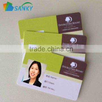High Quality PVC Size Of Staff Portrait ID Card photo-5