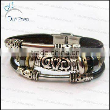 decorative rivets leather bracelets braided leather bracelet personalized leather bracelets