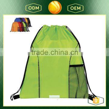 Foldablel Nylon Large Capacity Water Resistant Drawsting Backpack photo-3