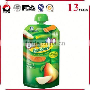 Manufacturer good barrier Watermelon baby juice food pouc