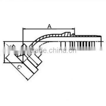 Hydraulic Pipe Fittings/SAE 6000 PSI Flange photo-2