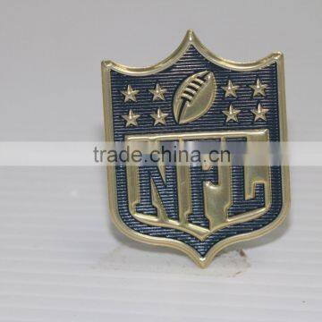 high-frequency patch with embossed logo , fabric logo patch