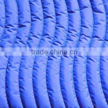 Winter Thermal Padding Cotton Stripe Quilted Embroidery Fabric