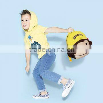 Cheap Child Monkey Shaped Cartoon Gift School Backpack Bag Kids Zoo Animal Backpack Waterproof photo-4