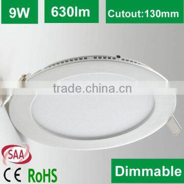 China manufacture best price square smd led light diffuser panel 9w 660lm