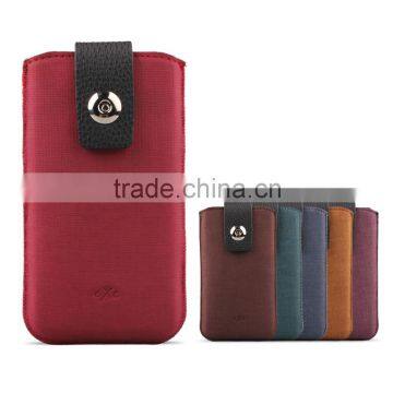 Pu leahter mobile phone pouch for many different models