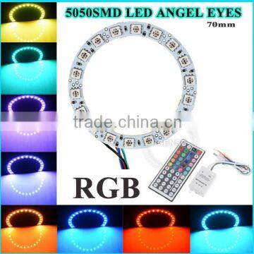 Good Quality 50mm DC12V Black PCB Full Circle Anegel Eyes for Honda City Led Lights photo-4