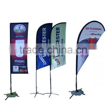 2016 Fashion Fabric Graphic Aluminium and Fiberglass Beach Flag photo-4