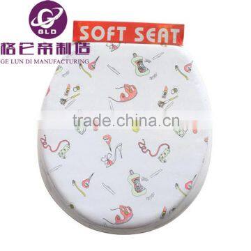 GLD Hot Sales Image Printed Color Manufacturing Soft Toilet Seat/ Toilet Lid /toilet Cover for Toilet New Products in China photo-6