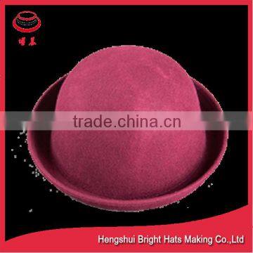 2015 New Fashion 100% Australia Wool Felt Hats for Church Women photo-4