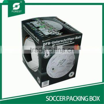 PRINTED FOOTBALL PACKING BOX WITH PVC WINDOW photo-5