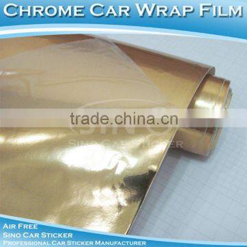 1.52*30m Car Full Body Vinyl Sticker Self Adhesive Chrome Car Wrap Vinyl